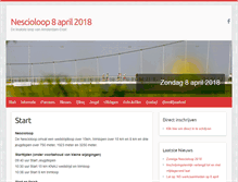 Tablet Screenshot of nescioloop.nl